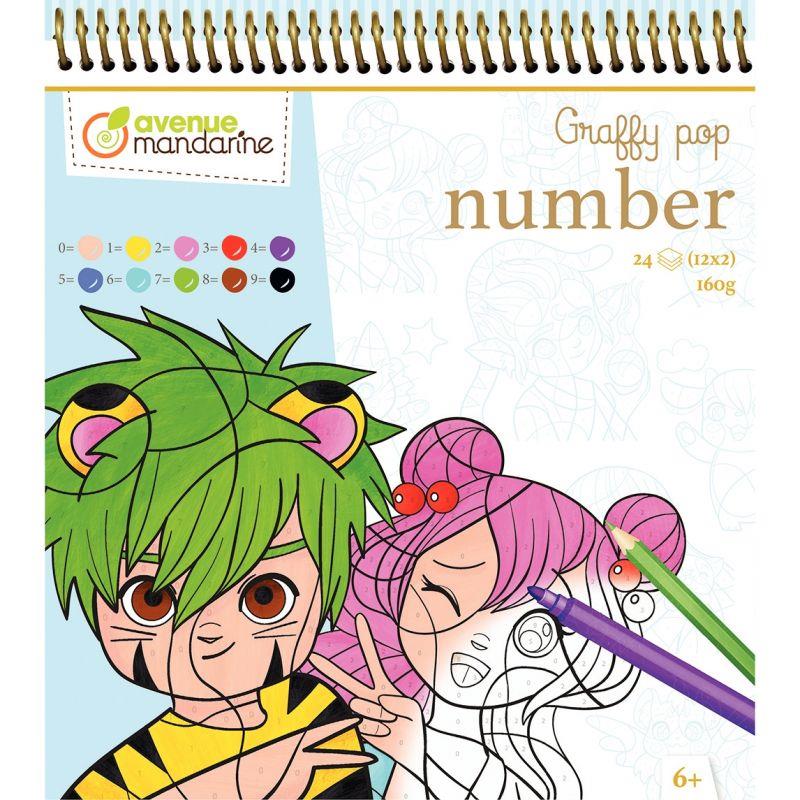 CARNET MANGA A COLORIER