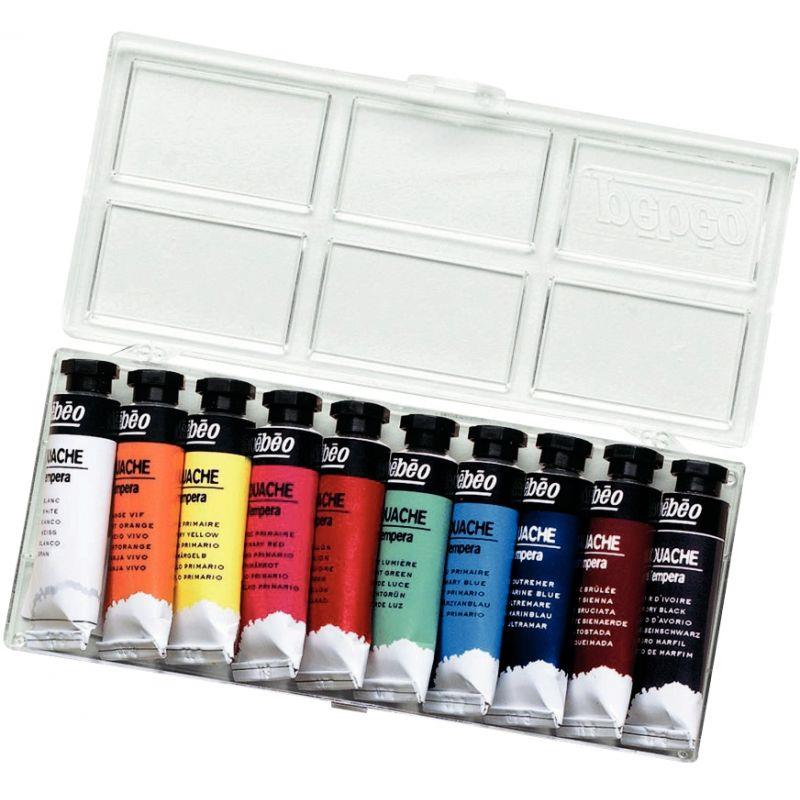 BTE 10T 10ML GOUACHE PATE ASS