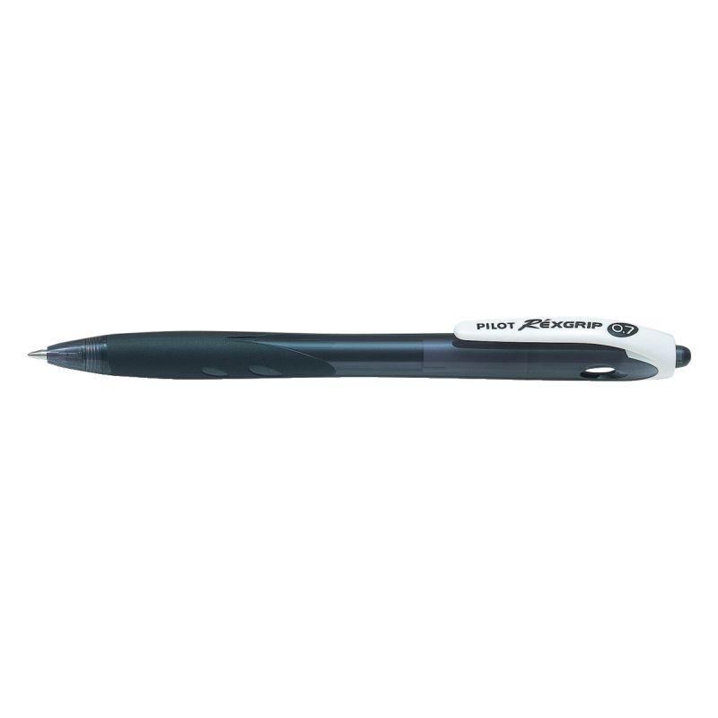 STYLO RET.BG REXGRIP MED. NOI