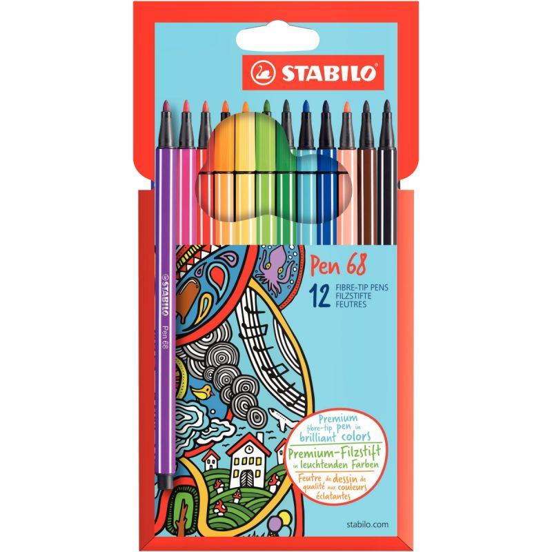 ETUI 12 FEUTRES PEN 68