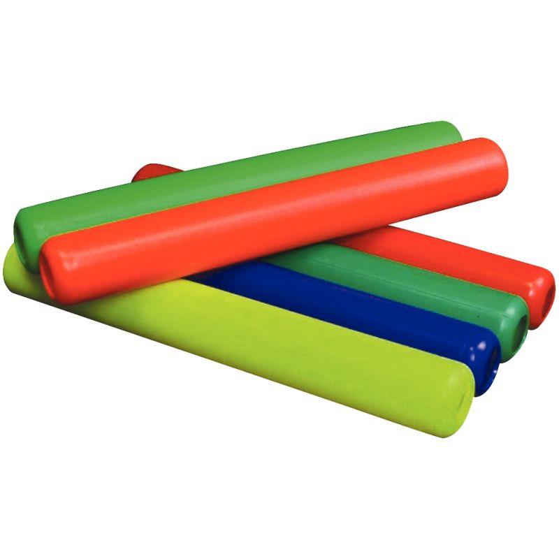 LOT 6BATON RELAIS PVC 30CM ASS