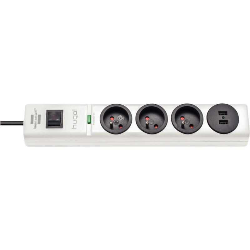MULTIPRISE PARA 3PRISES+2USB