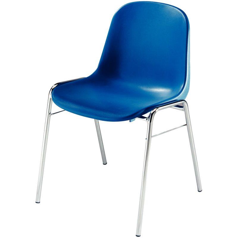 CHAISE ACCUEIL COQUE BETA BLEU