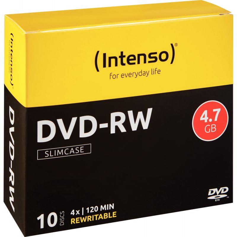 PQ 10DVD-RW INTENSO 4.7GO 4X