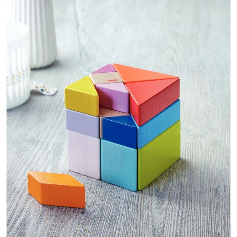 JEU ASSEMBLAGE 3D CUBE TANGRAM