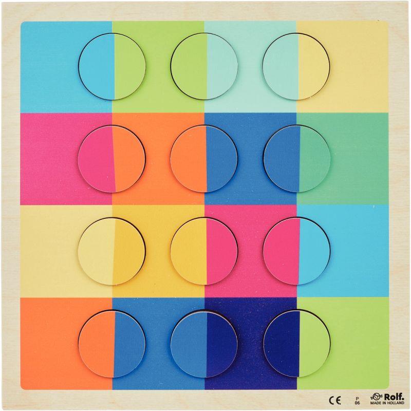 PUZZLE CERCLE ARC-EN-CIEL 12PC