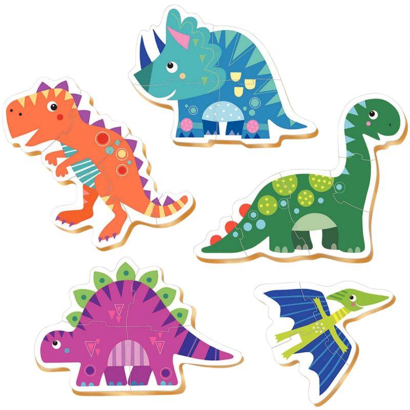 BTE 5 BABY PUZZ DINOSAURES