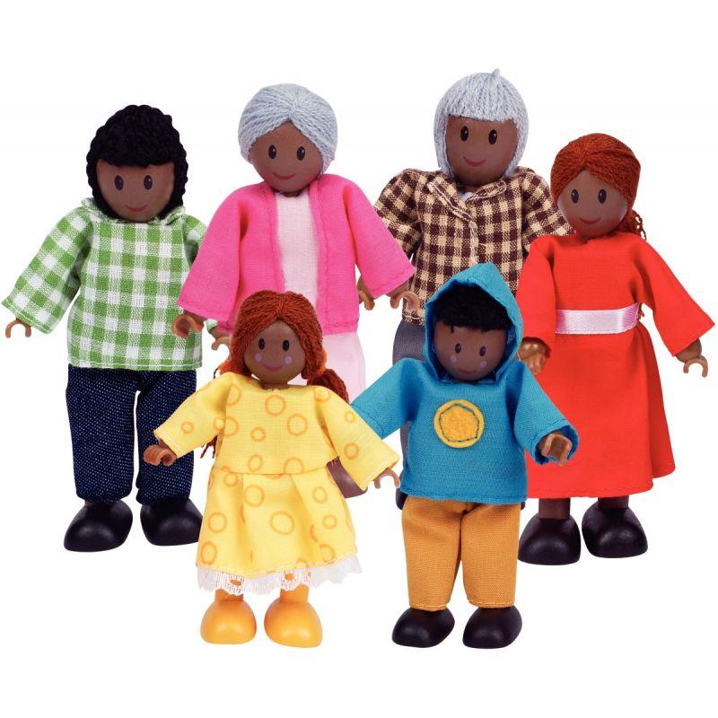 FAMILLE 6 POUPEE AFROAMERICAIN