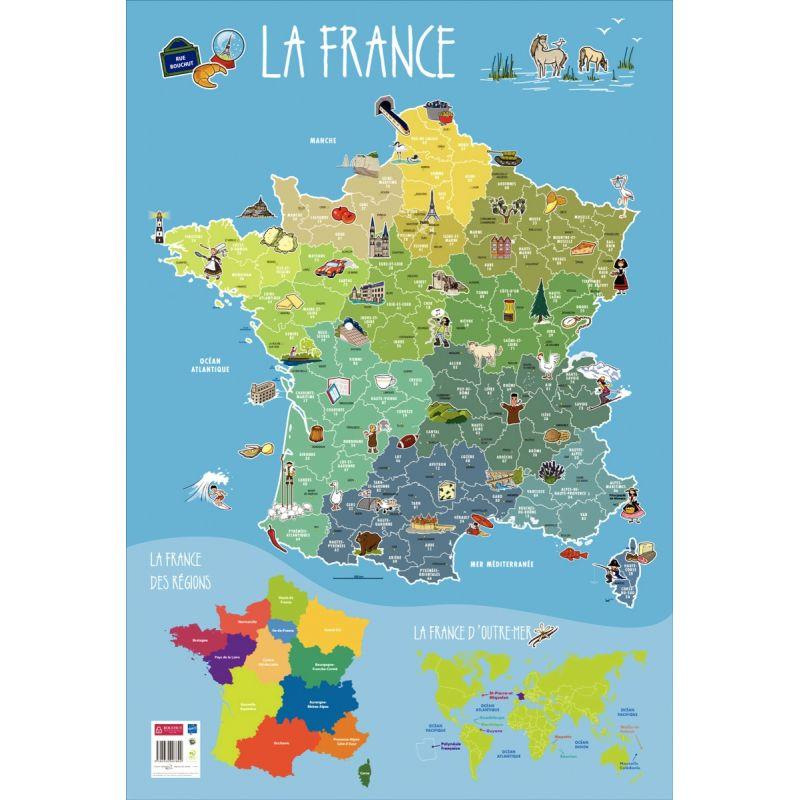 POSTER PVC 76X52 LA FRANCE