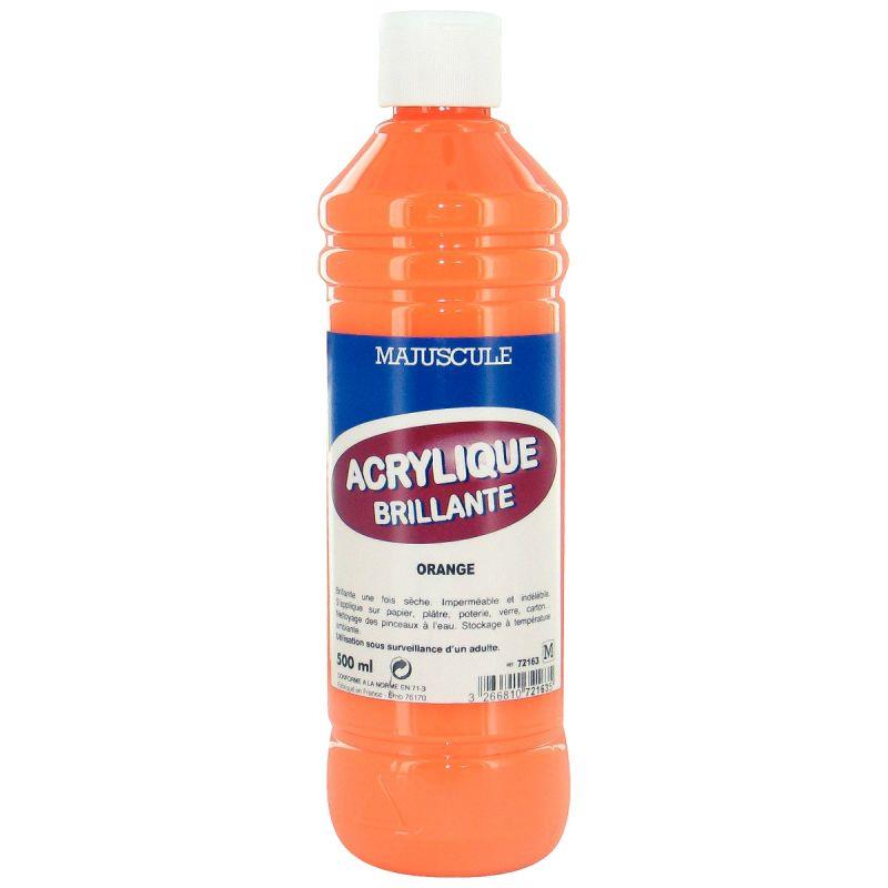 FL 500ML PEINT ACRYLIQUE ORANG