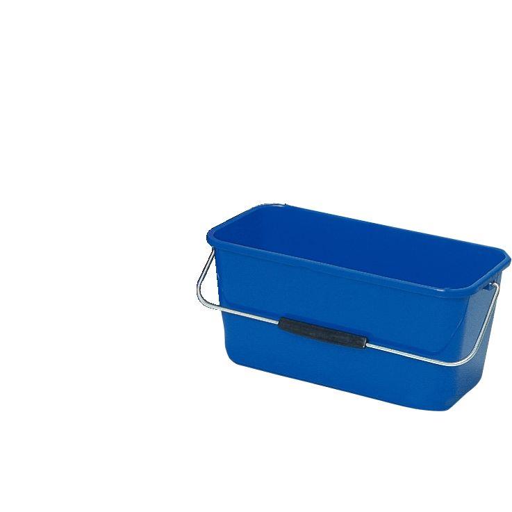 SEAU RECTANGULAIRE 12L BLEU