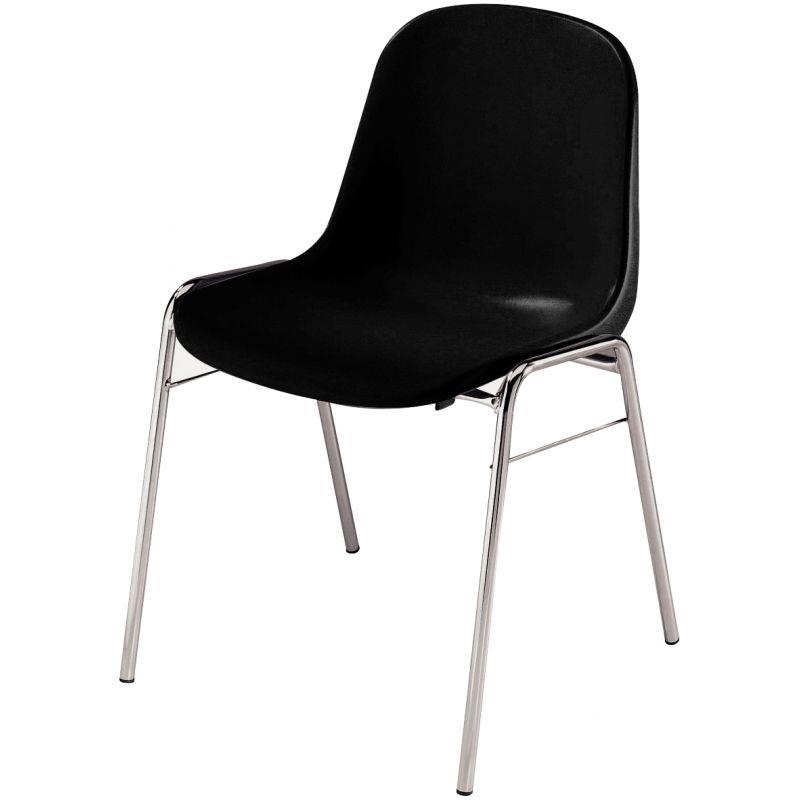 CHAISE ACCUEIL COQUE BETA NOIR