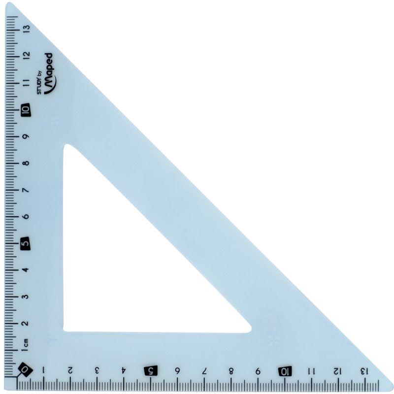 EQUERRE 45D 21CM INCASS STUDY