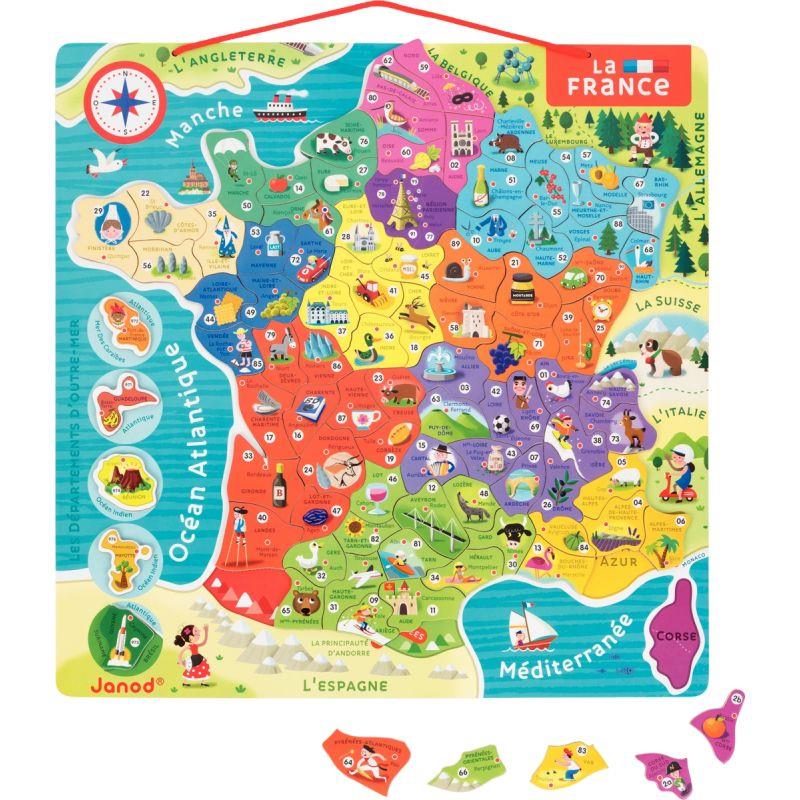 PUZZLE 93P FRANCE MAGNETIQUE