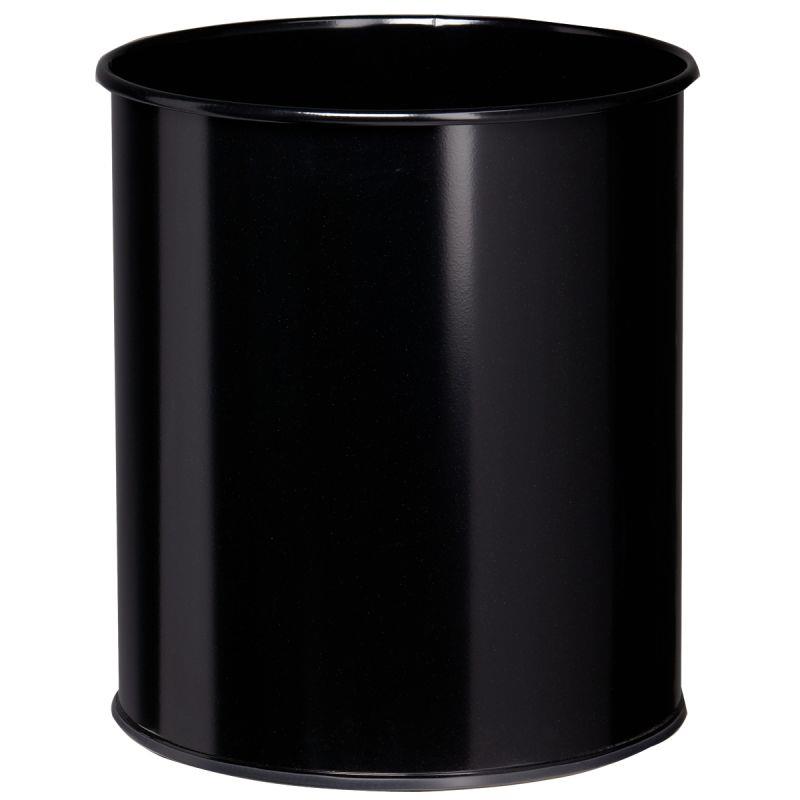 CORB PAPIER METAL   30L NOIR