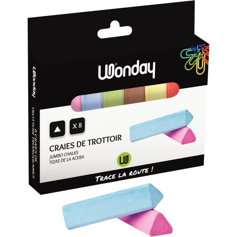 ETUI 8 CRAIE TROTTOIR ASSORTIE