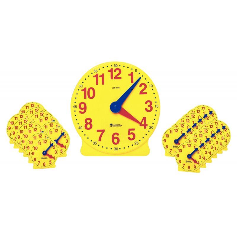 SET COMPLET 25 HORLOGES JAUNES