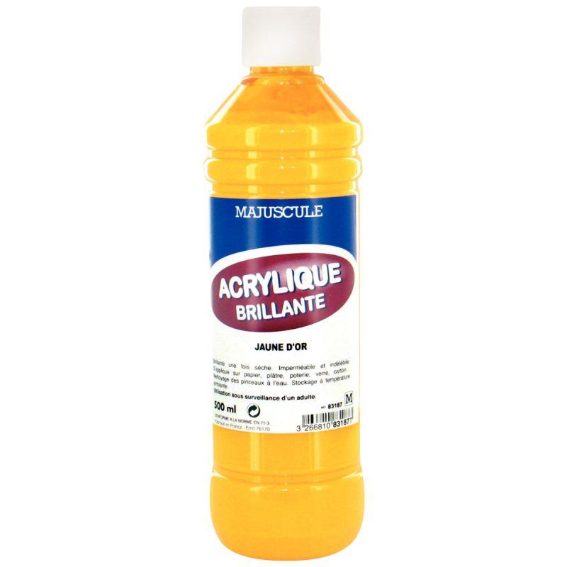 FL 500ML PEINT ACRYL JAUNE OR