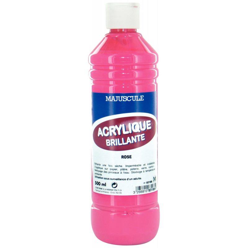 FL 500ML PEINT ACRYL ROSE