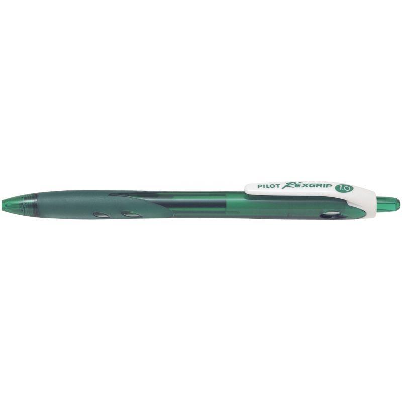 STYLO RET BG REXGRIP MED VERT