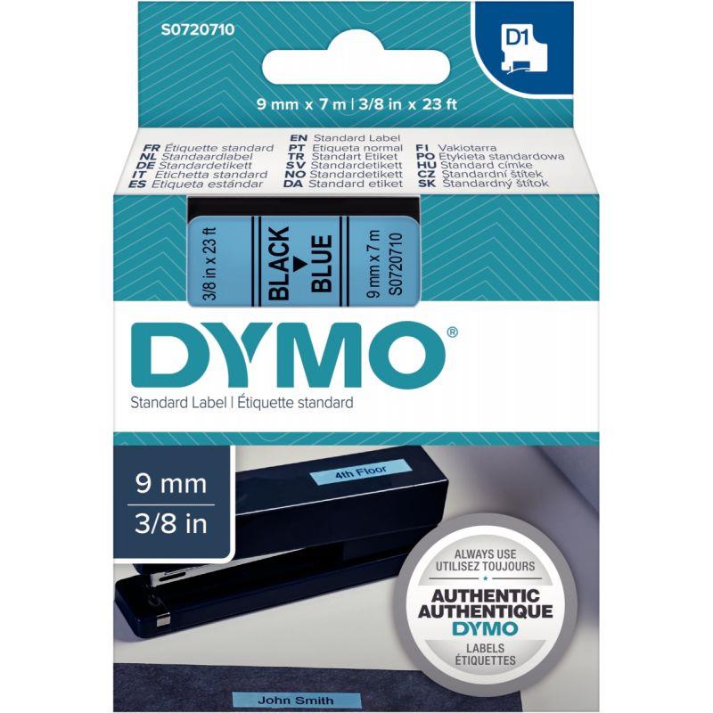 RECH DYMO D1 9MMX7M NOIR/BLEU