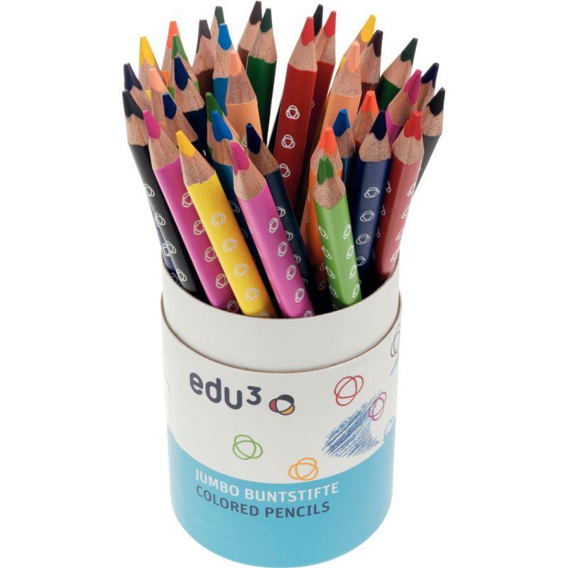POT 36 CRAYONS  JUMBO TRI