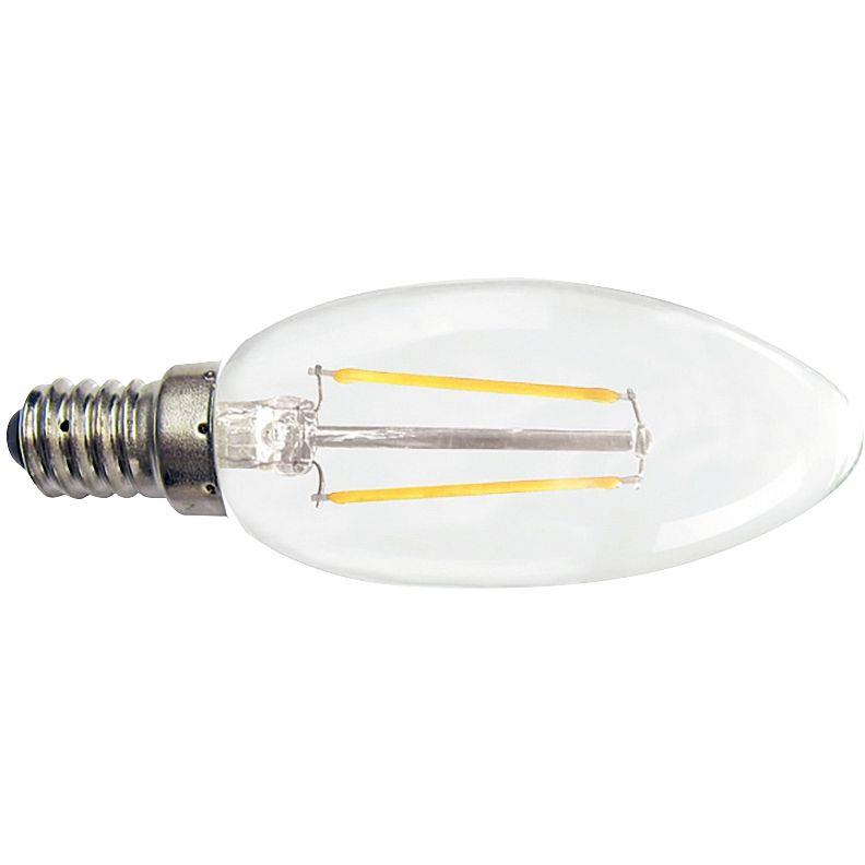 AMPOULE LEDFLAMME LISSE E14 2W