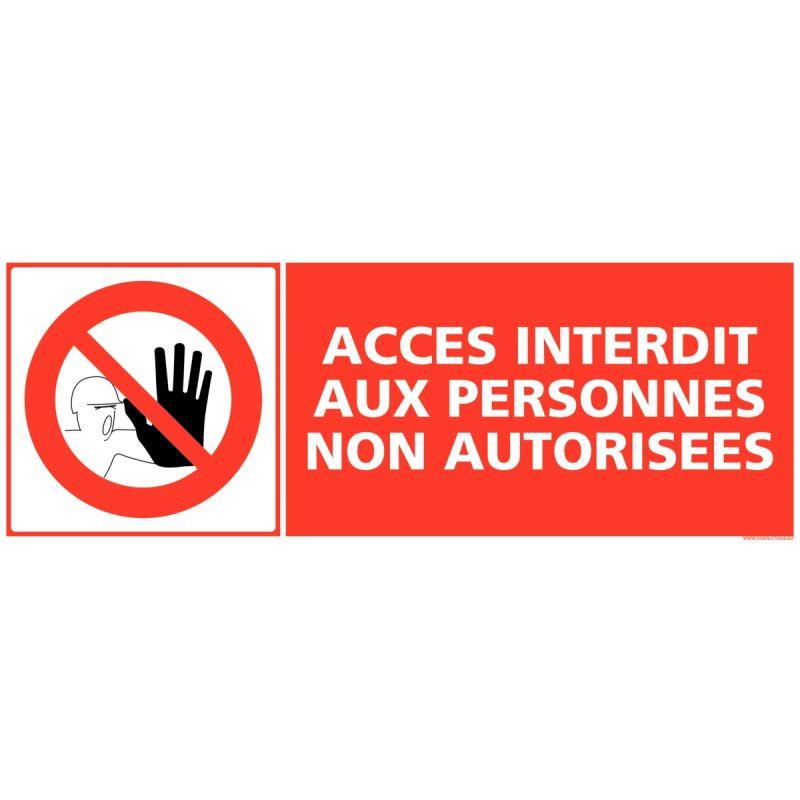 PANNEAU ACCES INTERDIT