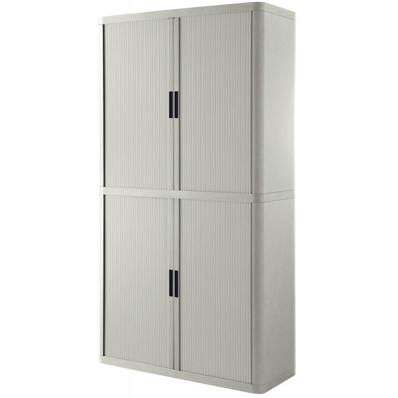 ARMOIRE RDX 4TABL GRIS/GRIS