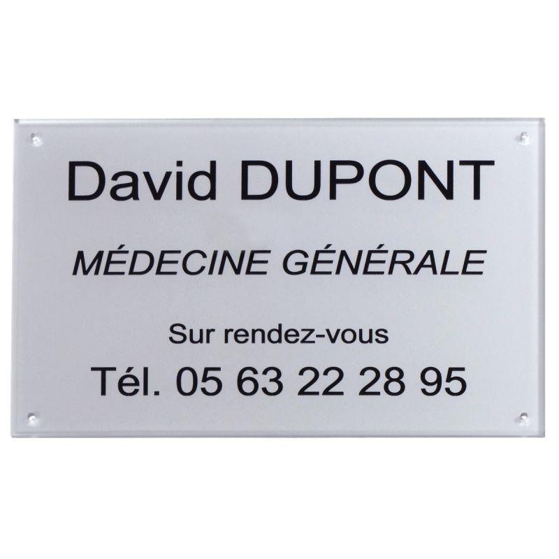 PLAQUE PLEXI A VISSER 75CM2