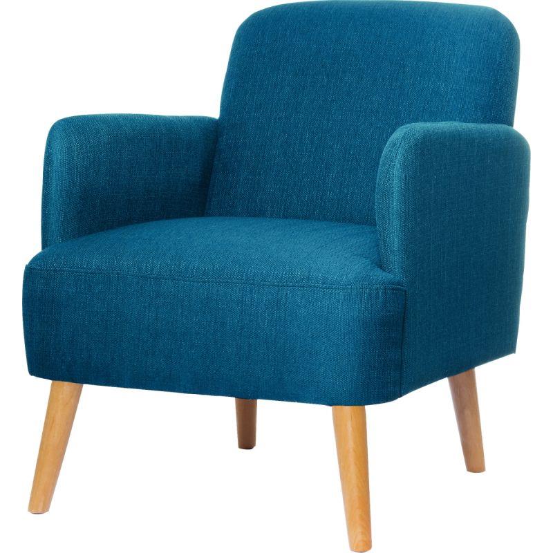 FAUTEUIL BROOKS BLEU