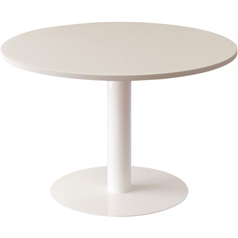 TABLE RONDE 115CM BLC/BLC