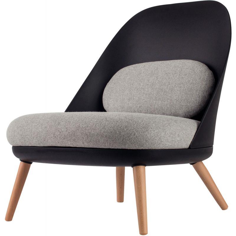 FAUTEUIL COCOON NOIR/GRIS