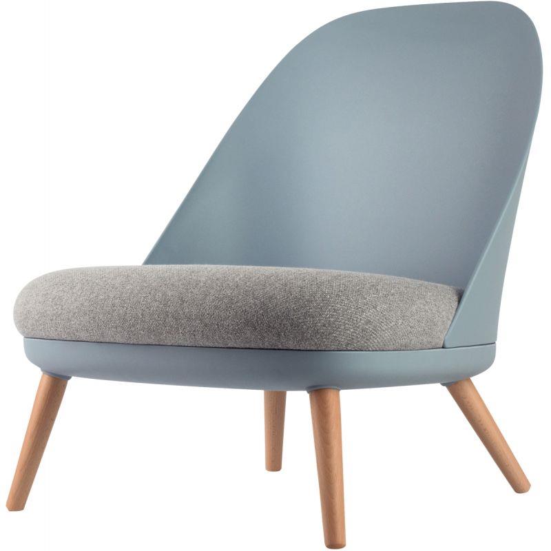 FAUTEUIL COCOON BLEU/GRIS