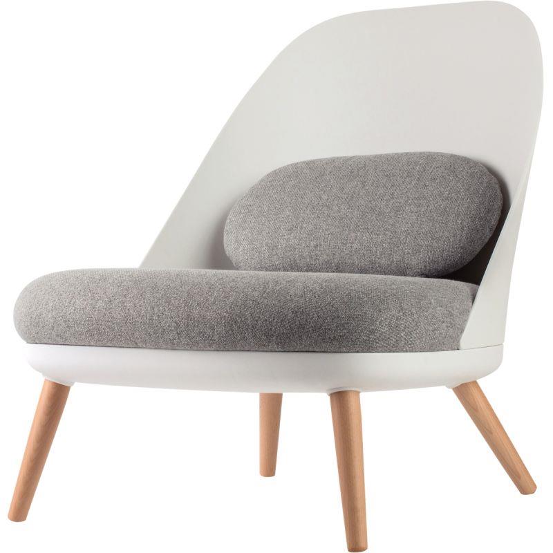 FAUTEUIL COCOON BLANC/GRIS