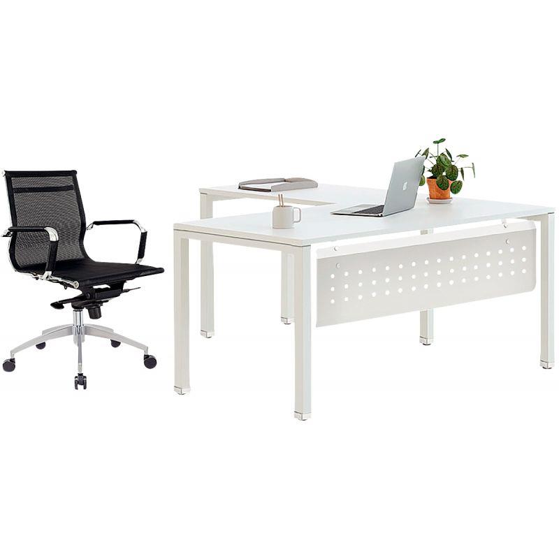 BUR DROIT PIED U 160X67 BLANC