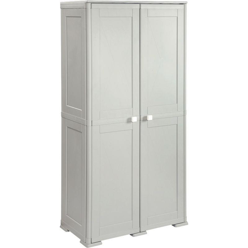 ARMOIRE HAUTE 2TAB+PORTE BALAI